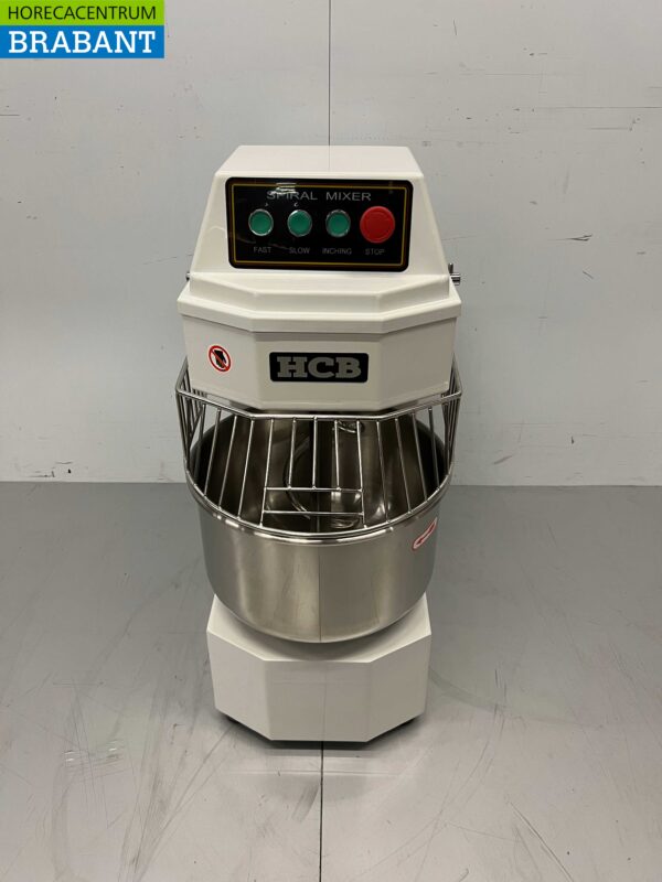 RVS HCB Spiraalkneder deegmenger deegmixer 20 liter 230V Horeca