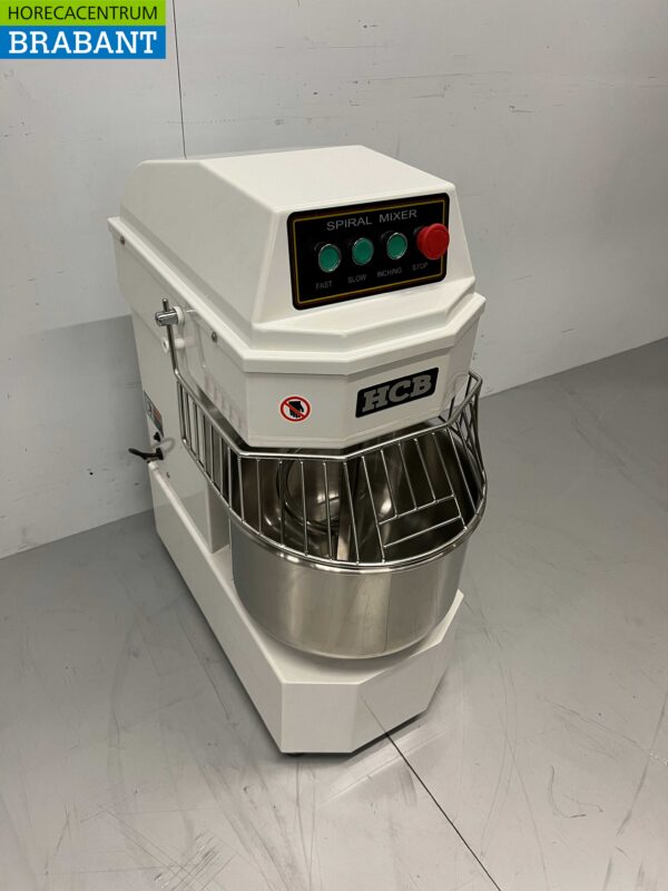 RVS HCB Spiraalkneder deegmenger deegmixer 20 liter 230V Horeca - Afbeelding 3