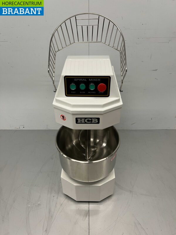 RVS HCB Spiraalkneder deegmenger deegmixer 20 liter 230V Horeca - Afbeelding 4