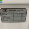 RVS HCB Spiraalkneder deegmenger deegmixer 20 liter 230V Horeca - Afbeelding 6