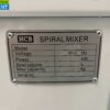 RVS HCB Spiraalkneder deegmenger deegmixer 30 liter 230V Horeca - Afbeelding 6