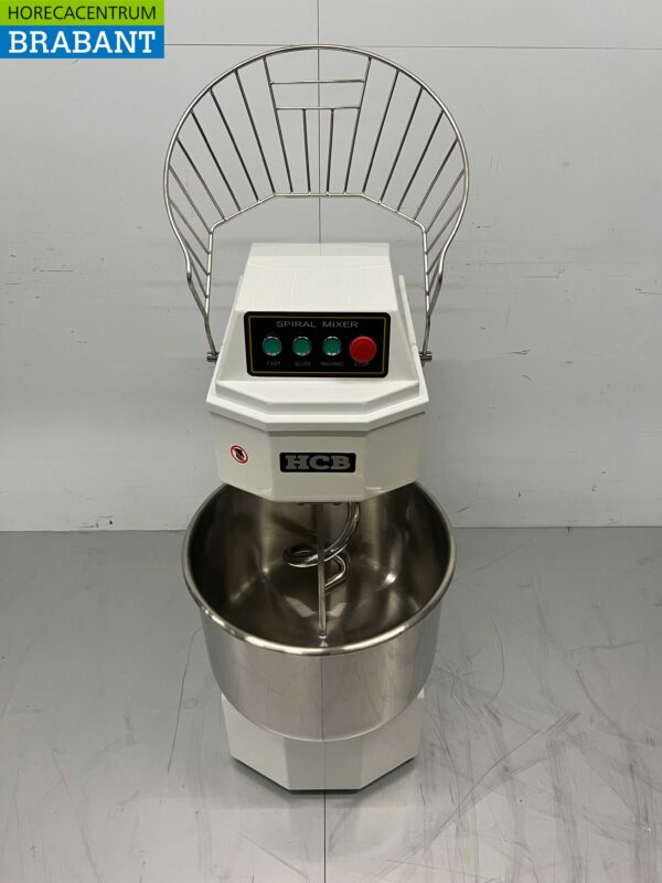 RVS HCB Spiraalkneder deegmenger deegmixer 40 liter 230V Horeca - Afbeelding 4