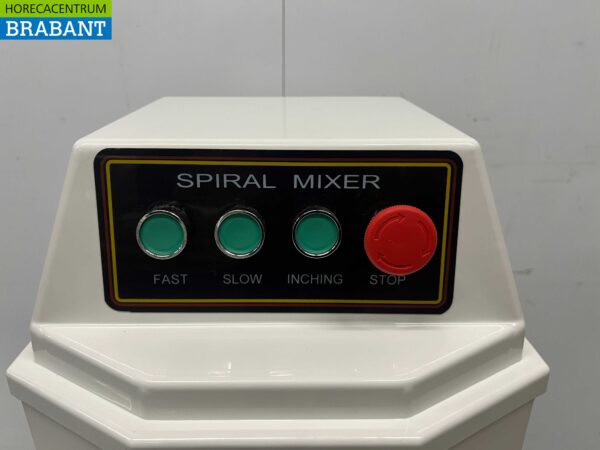 RVS HCB Spiraalkneder deegmenger deegmixer 40 liter 230V Horeca - Afbeelding 5