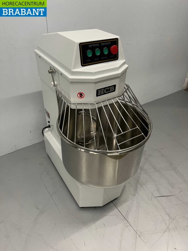 RVS HCB Spiraalkneder deegmenger deegmixer 50 liter 230V Horeca - Afbeelding 3
