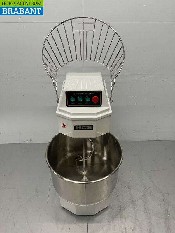 RVS HCB Spiraalkneder deegmenger deegmixer 50 liter 230V Horeca - Afbeelding 4