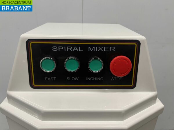 RVS HCB Spiraalkneder deegmenger deegmixer 50 liter 230V Horeca - Afbeelding 5