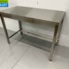 RVS Werktafel Tafel Basic-line 120 x 60 x 85 cm Horeca - Afbeelding 2