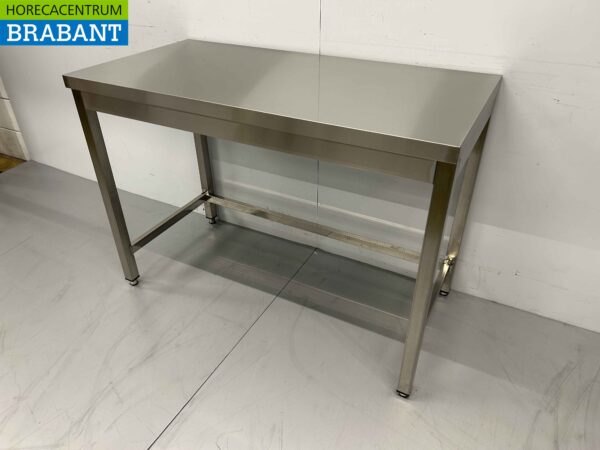 RVS Werktafel Tafel Basic-line 120 x 60 x 85 cm Horeca - Afbeelding 2