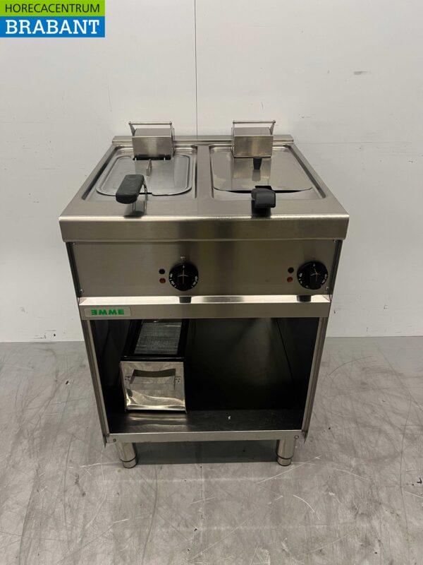 RVS Emme Dubbele Friteuse Frituur 2 x 10 liter 400V Horeca