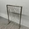 RVS Standaard met 14 haken om te roken 80 cm Horeca - Afbeelding 2