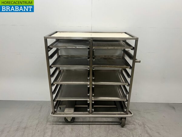 RVS Transportwagen Platenwagen Wagen 104 cm Horeca