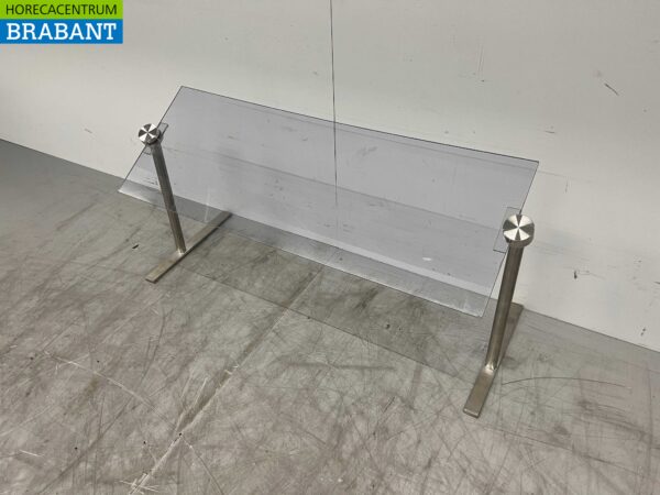 RVS Ademschot kuchscherm 90 cm Horeca - Afbeelding 2