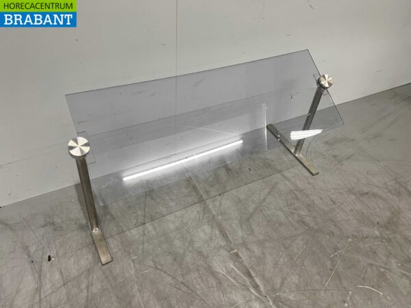 RVS Ademschot kuchscherm 90 cm Horeca - Afbeelding 3
