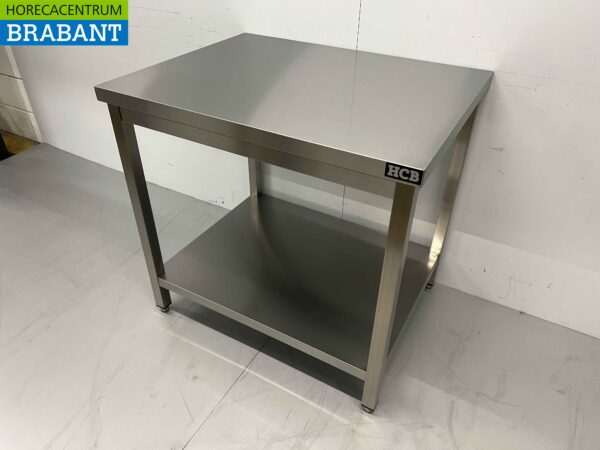 RVS Werktafel Tafel Premium-line 90 x 70 x 85 cm Horeca - Afbeelding 2