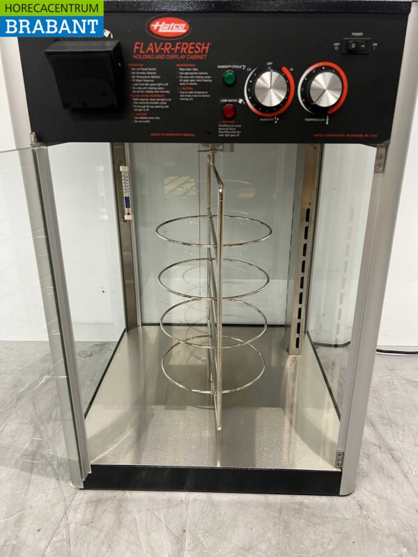 Hatco Flav-R-Fresh Warmtevitrine Warmhoudvitrine Pizza's 230V Horeca - Afbeelding 4