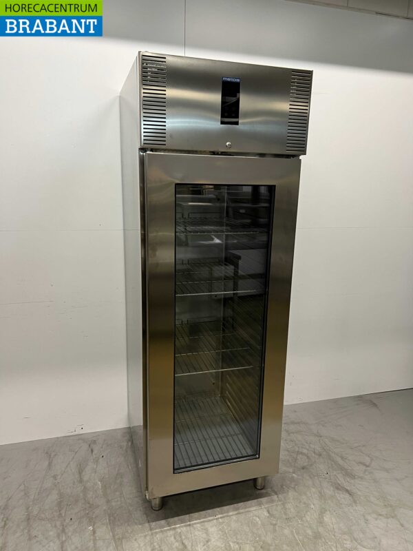 RVS Polaris Glasdeurkoeling Koelkast Glazen deur Koeling 562 liter 230V Horeca - Afbeelding 2