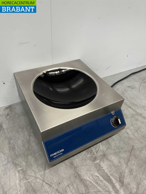 RVS Scholl (Metos) Inductie wok wokbrander wokplaat met wokpan 5 kW 400V Horeca - Afbeelding 4