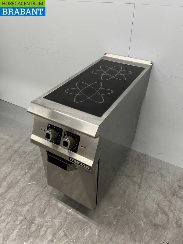 RVS Olis Inductie fornuis kookplaat 2 pitten 10 kW 400V 40 cm 900-lijn Horeca - Afbeelding 2