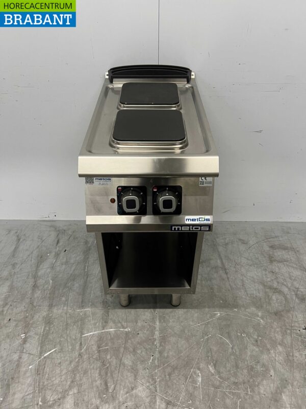 RVS Olis 2 pits Elektrisch fornuis kookplaat 40 cm 400V Horeca