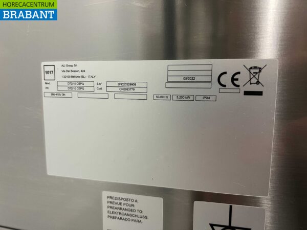 RVS Olis 2 pits Elektrisch fornuis kookplaat 40 cm 400V Horeca - Afbeelding 4