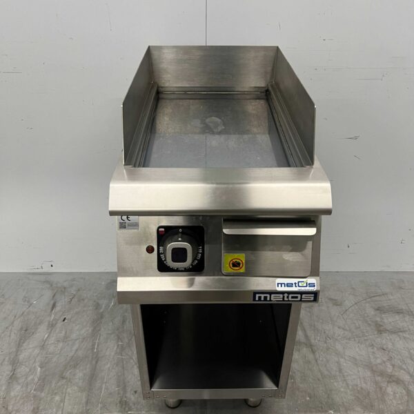 RVS Olis Chroom Spiegel Bakplaat Grillplaat 40 cm 400V Horeca