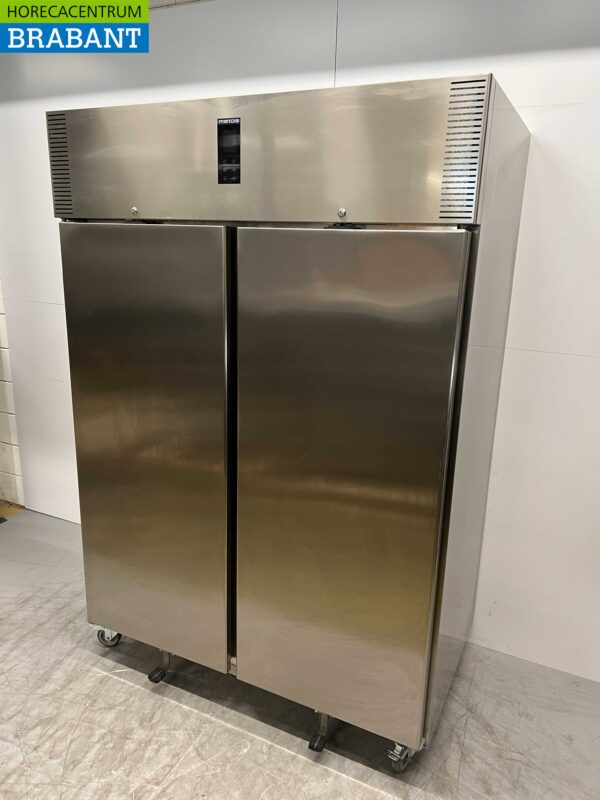 RVS Polaris AD 140 BT Dubbeldeurs 2-deurs Vriezer Vrieskast 1400 liter 230V Horeca - Afbeelding 2