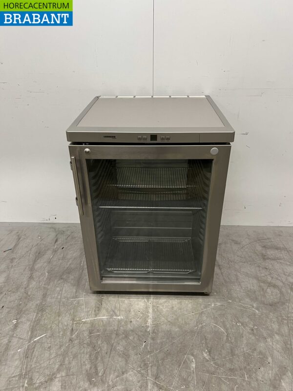 RVS Liebherr Glasdeurkoeling Koelkast Koeling 143 liter 230V Horeca