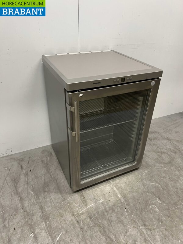 RVS Liebherr Glasdeurkoeling Koelkast Koeling 143 liter 230V Horeca - Afbeelding 2