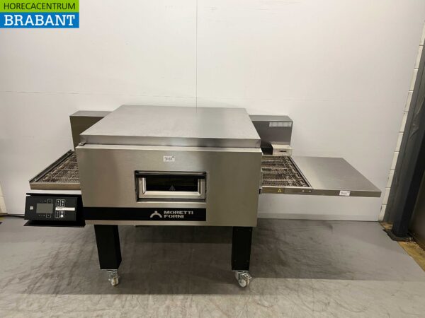 RVS Moretti TT96E Tunneloven Band oven Lopende band pizzaoven Conveyor 400V Bj. 2022 Horeca