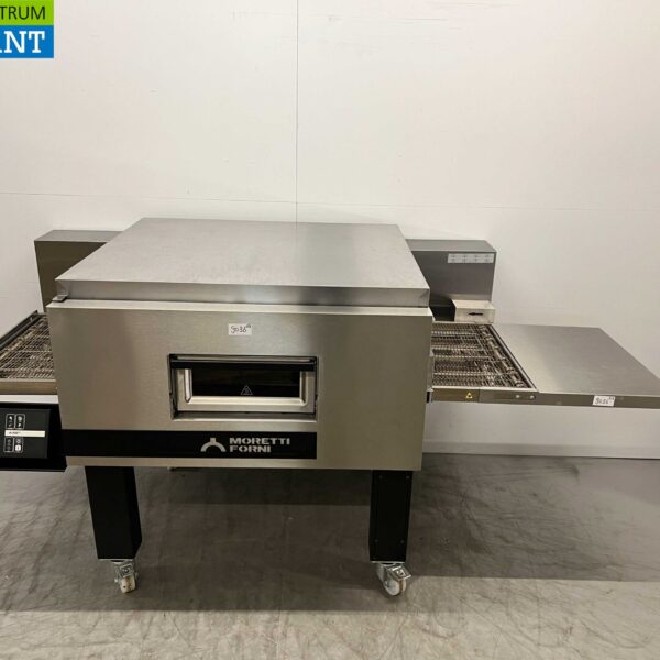 RVS Moretti TT96E Tunneloven Band oven Lopende band pizzaoven Conveyor 400V Bj. 2022 Horeca