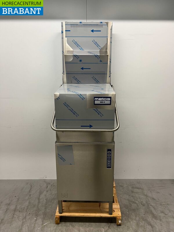 RVS Rhima doorschuifvaatwasser WD-6 PLUS GREEN Wasemcondensunit 400V Horeca