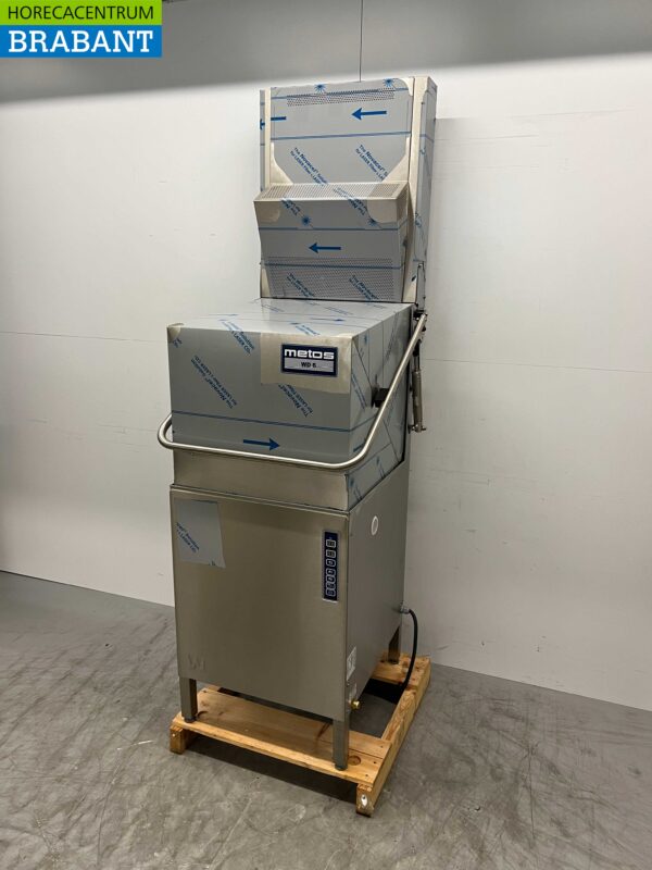 RVS Rhima doorschuifvaatwasser WD-6 PLUS GREEN Wasemcondensunit 400V Horeca - Afbeelding 3