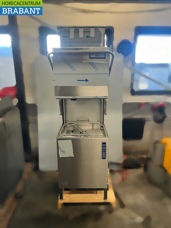 RVS Rhima doorschuifvaatwasser WD-6 PLUS GREEN Wasemcondensunit 400V Horeca - Afbeelding 5