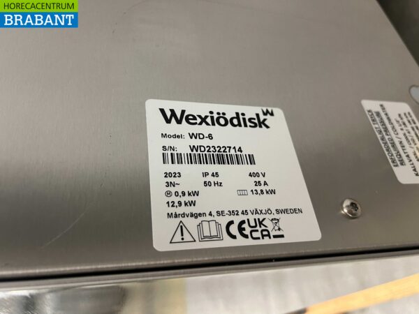 RVS Rhima doorschuifvaatwasser WD-6 PLUS GREEN Wasemcondensunit 400V Horeca - Afbeelding 8