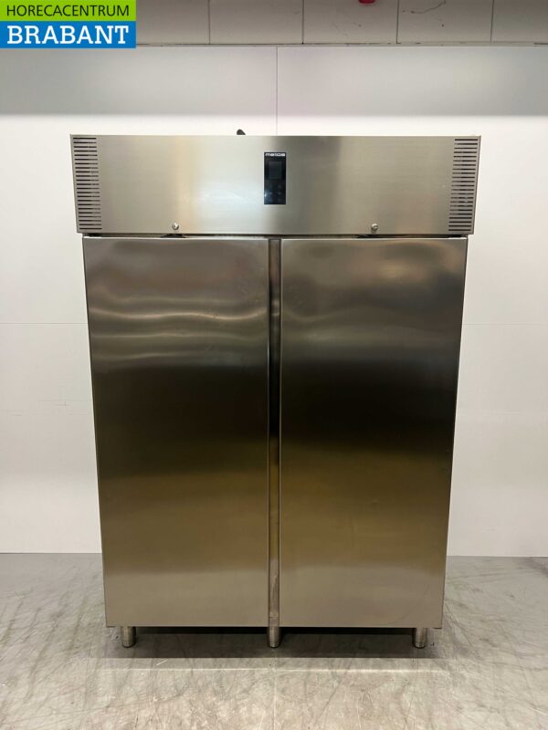 RVS Polaris AD 140 BT Dubbeldeurs 2-deurs Vriezer Vrieskast 1400 liter 230V Horeca