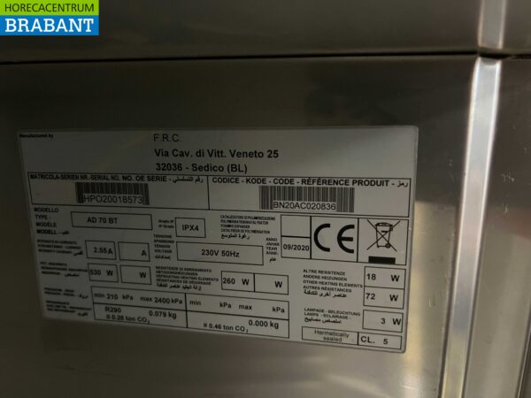 RVS Polaris Koeling Koelkast 540 liter 230V Horeca - Afbeelding 5