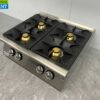 RVS Mareno Opzet fornuis 4 pitten 80 cm GAS Horeca - Afbeelding 2