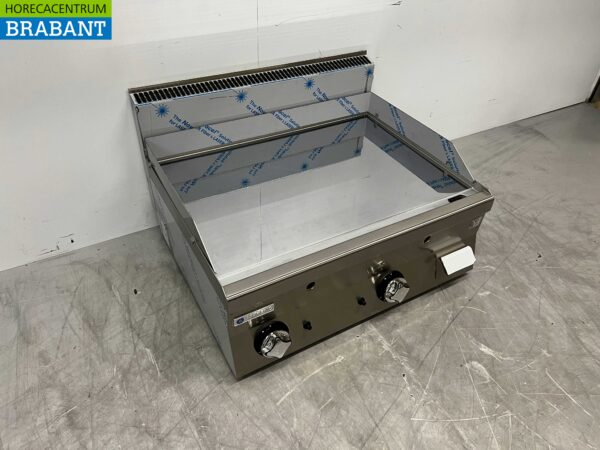 RVS Mareno Spiegelbakplaat Grillplaat Bakplaat Verchroomd 80 cm GAS Horeca - Afbeelding 3