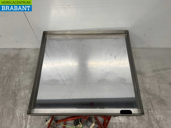 RVS Mareno Drop-in Spiegelbakplaat Grillplaat Bakplaat Verchroomd 60 cm 400V Horeca - Afbeelding 4