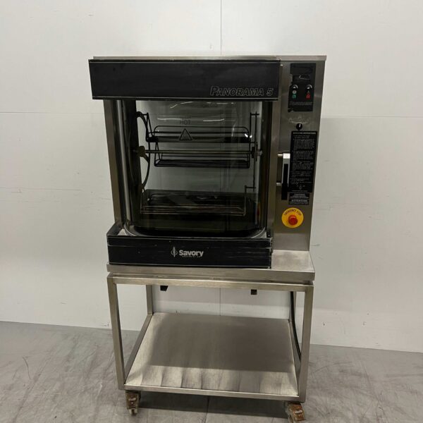 RVS Savory Panorama 5 Rotisserie Kippengrill Grill 3 mandjes 400V Horeca