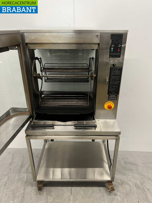RVS Savory Panorama 5 Rotisserie Kippengrill Grill 3 mandjes 400V Horeca - Afbeelding 4