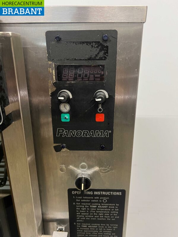 RVS Savory Panorama 5 Rotisserie Kippengrill Grill 3 mandjes 400V Horeca - Afbeelding 5
