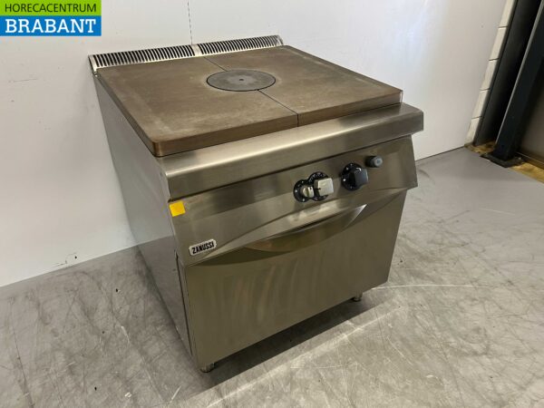 RVS Zanussi Doorkookplaat Glad met oven 80 cm GAS Horeca - Afbeelding 3
