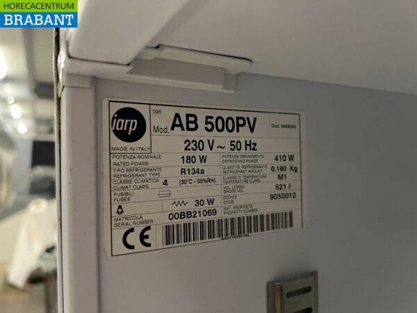 Iarp Koelkast Koeling 521 liter 230V Horeca - Afbeelding 5