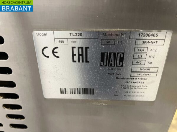 RVS Jac Tradilevain TL220 Zuurdesem Fermentatie ketel machine 400V Bakkerij - Afbeelding 6