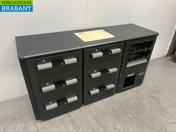 Gamko Backbar Barkoeling Barkoeler Flessennest 5 Lades 170,5 cm Horeca - Afbeelding 3