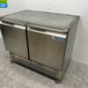 RVS Verrijdbare Afinox Koelwerkbank 2 deuren 100 cm 230V Horeca - Afbeelding 2