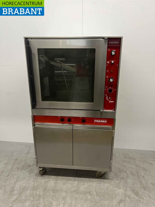 RVS Verrijdbare Franke Bake-off oven met rijskast 60/40 cm 400V Horeca