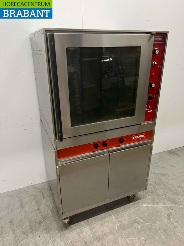RVS Verrijdbare Franke Bake-off oven met rijskast 60/40 cm 400V Horeca - Afbeelding 3