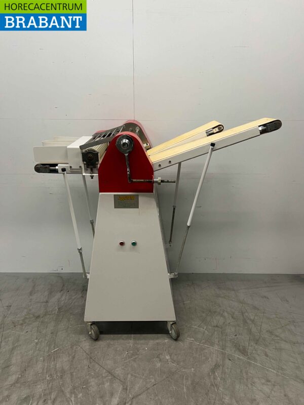 Deegroller Uitrolmachine Dubbele rollen 40 cm 400V Horeca Pizzeria Bakkerij